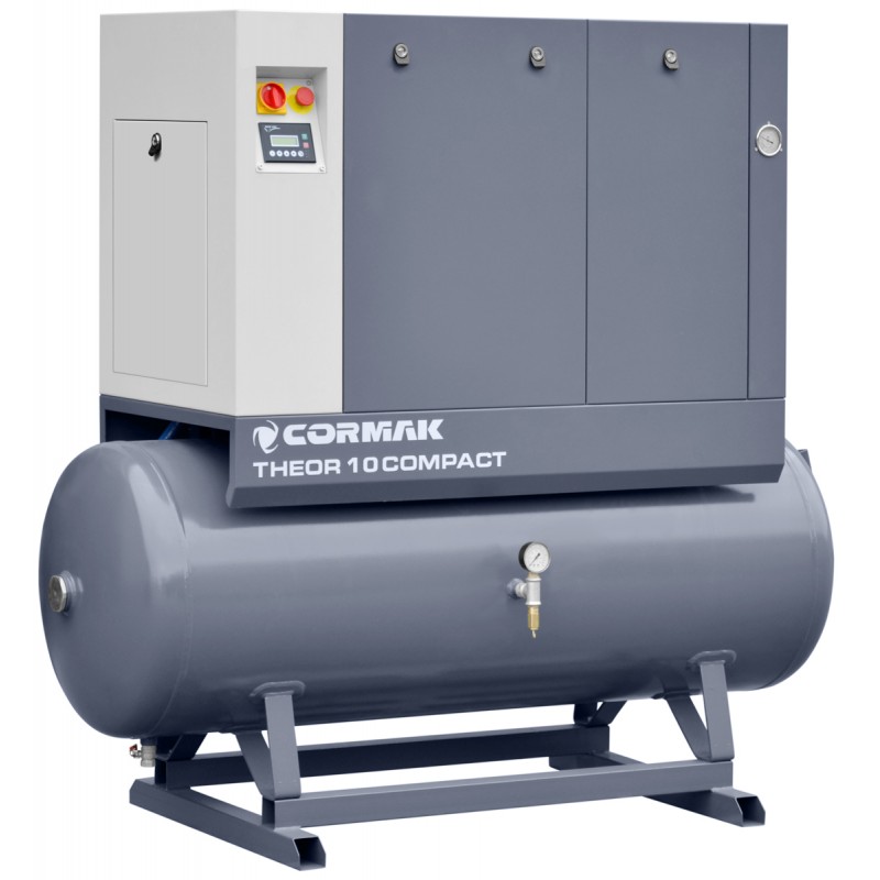 THEOR 10 COMPACT - THEOR 10 screw compressor + N10S air-dryer + 500L Container - 