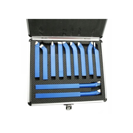 Brazed Lathe Tool 11-Piece Set 12x12mm