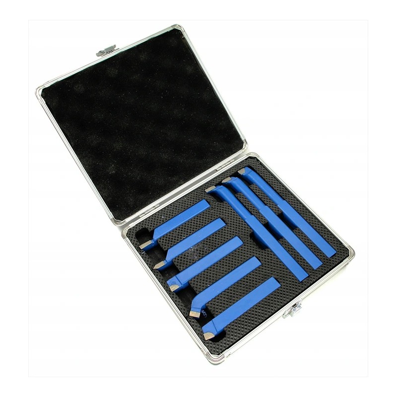 Set 8 utensili da tornio brasati CORMAK 16x16mm - 