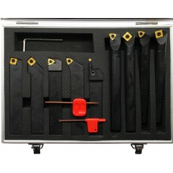 Set d'outils de tournage 25x25 9 pcs - 