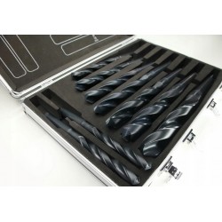 Metal Drill Bit Set with Morse Taper MK2 & MK3 14.5–30mm HSS - 