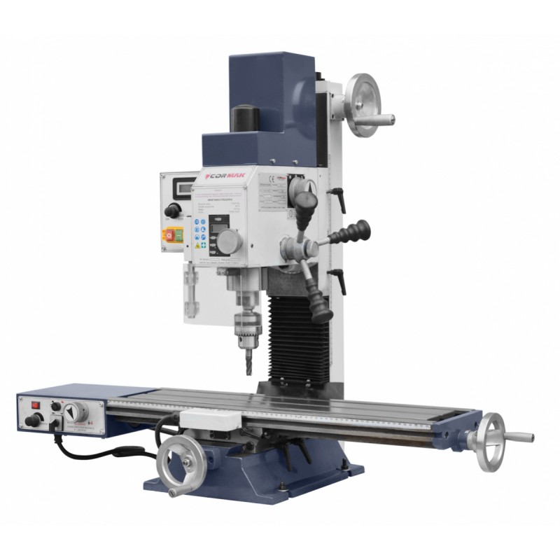 Fräs- und Bohrmaschine CORMAK HK25L VARIO mit Vorschub - Fräs- und Bohrmaschine CORMAK HK25L VARIO mit Vorschub -