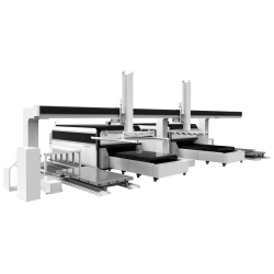 Faserlaser Schneidmaschine CORMAK LF3015GAL mit automatischer Be- und Entladung - 