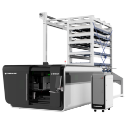 Laser światłowodowy FIBER LF3015GALW z automatycznym magazynem materiałów - Laser światłowodowy FIBER LF3015GALW z automatycznym magazynem materiałów