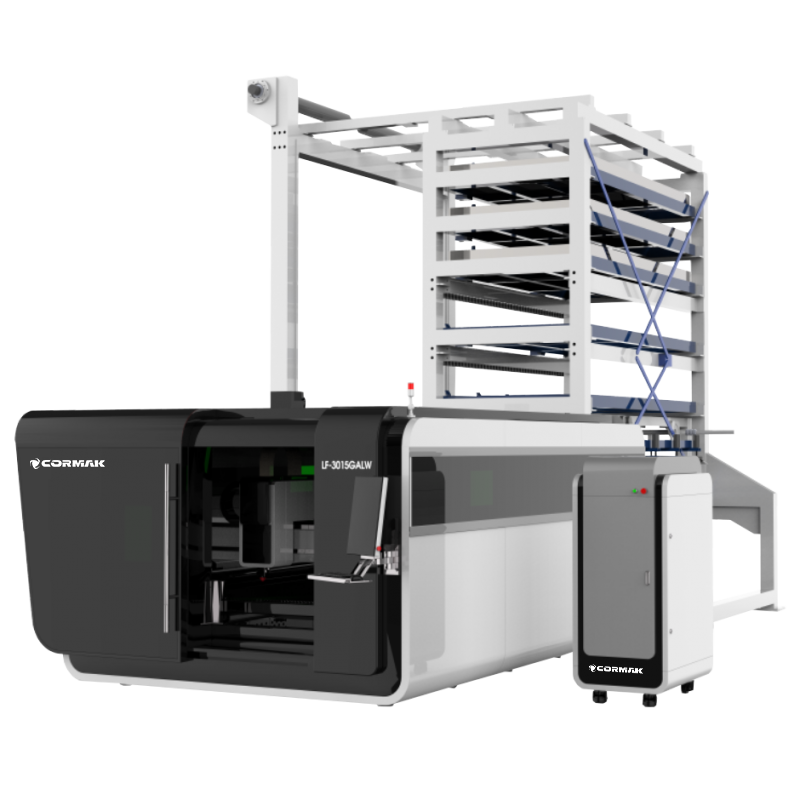 Laser à fibre FIBRE LF3015GALW avec entrepôt de matériel automatique - 