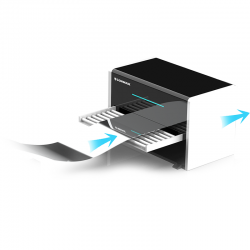 Laser a fibra CORMAK FIBER LF3015MB con alimentatore da coil di lamiera - 