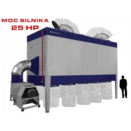 Industrieabsaugung für Späne und Sägemehl DCV21750