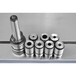 Przemysłowa wiertarka przekładniowa CORMAK ZS-40B z autoposuwem + zestaw oprawek do gwintowania - 