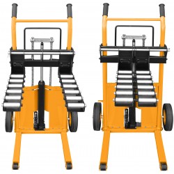 Carrello di trasporto CORMAK WLTC con forche a rulli (portata 200kg, sollevamento 900mm) - 