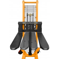 WRHS1516 Mast Pallet Stacker with Adjustable Forks 1600mm 1500kg - 