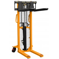 WRHS1516 Mast Pallet Stacker with Adjustable Forks 1600mm 1500kg - 