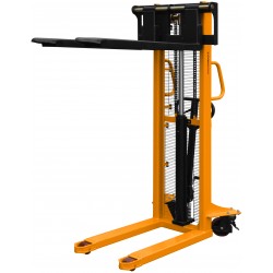 Masztowy wózek paletowy WRHS 1516 z regulowanymi widłami  (udźwig 1500 kg, podnoszenie 1600 mm) - 