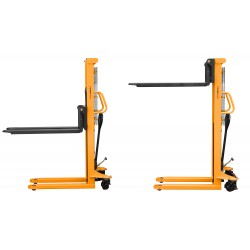 Hochhubwagen CORMAK WRHS 1516 mit verstellbaren Gabeln (Tragfähigkeit 1500kg, Hubhöhe 1600mm) - 