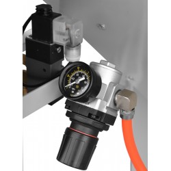 Sabbiatrice a cabina 420L con apertura superiore CORMAK KDP420 + aspiratore DC15 - 