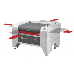 Machine de découpe de traceur laser CO2 LC6090Z 600 x 900 mm 80W - 