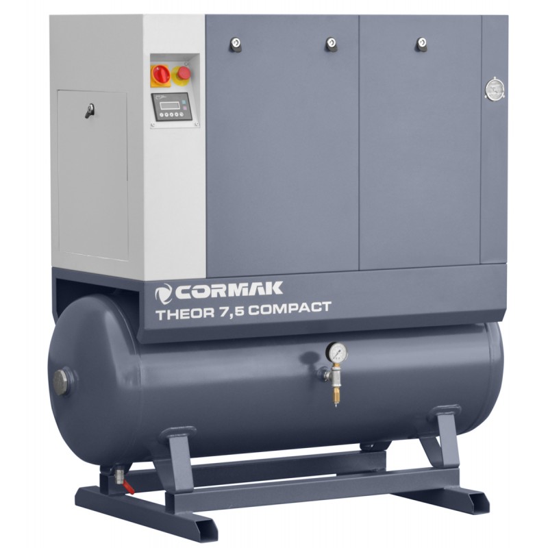 Ensemble THEOR 7,5 COMPACT Compresseur à vis silencieux THEOR 7,5 + Sécheur N10S + Cylindre 500l - Ensemble THEOR 7,5 COMPACT Compresseur à vis silencieux THEOR 7,5 + Sécheur N10S + Cylindre 500l -