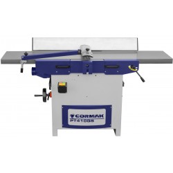 Pialla combinata a filo e spessore CORMAK PT410S con albero elicoidale + aspiratore FM300 + tubo 3 m - 