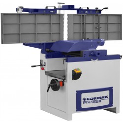 Planer Thicknesser CORMAK PT410S with Spiral Cutterhead + CORMAK FM300 Extractor + 3m Hose - 