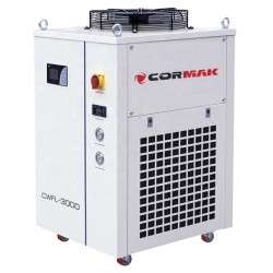 Refrigeratore industriale a doppio circuito per laser fibra CORMAK CWFL-3000 - 