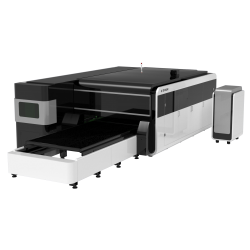 Laser a fibra CORMAK FIBER LF3015GAR con dispositivo per il taglio di tubi e profili - 