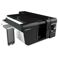 Geschlossene Faserlaser Schneidanlage mit Rohr- und Profilaufsatz CORMAK FIBER LF3015GAR - 