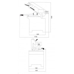 Metallbandsäge CORMAK HBS275 - 