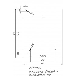 Base Stand for Drilling-Milling Machine CORMAK HK25 - 