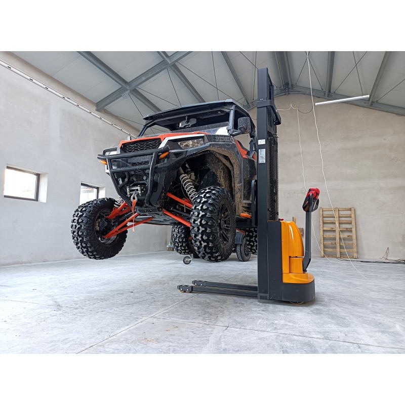 Elektryczny wózek masztowy paletowy Q15E35 (udźwig 1500 kg podnoszenie 3500 mm)