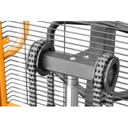 Transpallet manuale a montante CORMAK WRHS1016 con forche regolabili (portata 1000kg, sollevamento 1600mm) - 