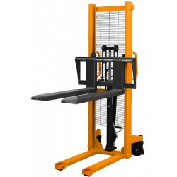 Transpallet manuale a montante CORMAK WRHS1016 con forche regolabili (portata 1000kg, sollevamento 1600mm) - 