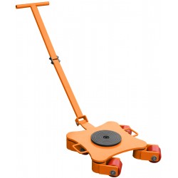 Load moving skates with steerable wheels - CRP 4 ton - 