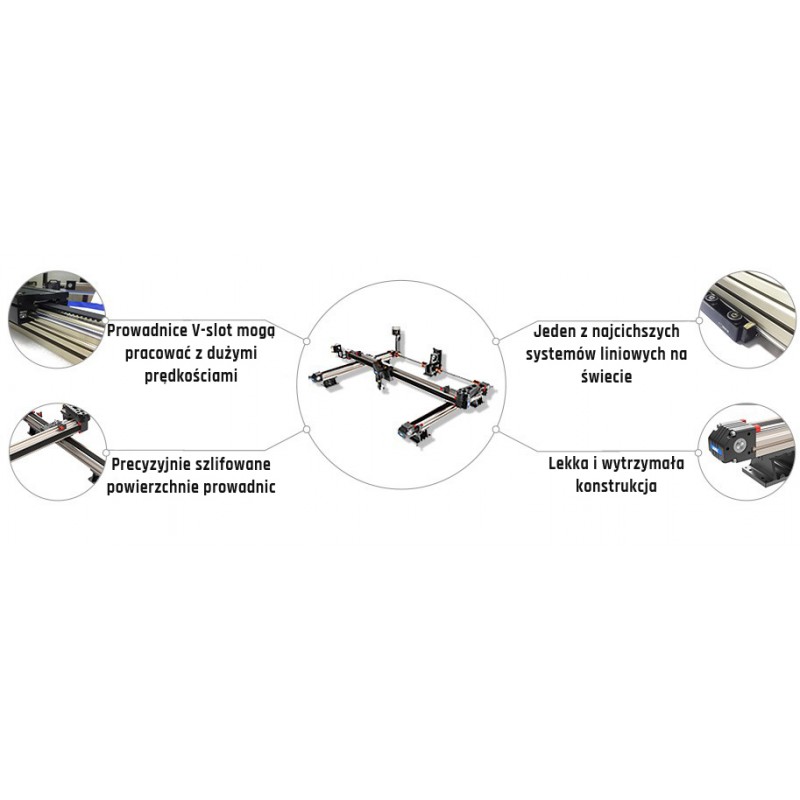 Ploter laserowy CO2 grawerka Laser LC1390ZD1 160W