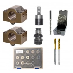 CNC Lathe Threading Tool Set M2–M12 - 