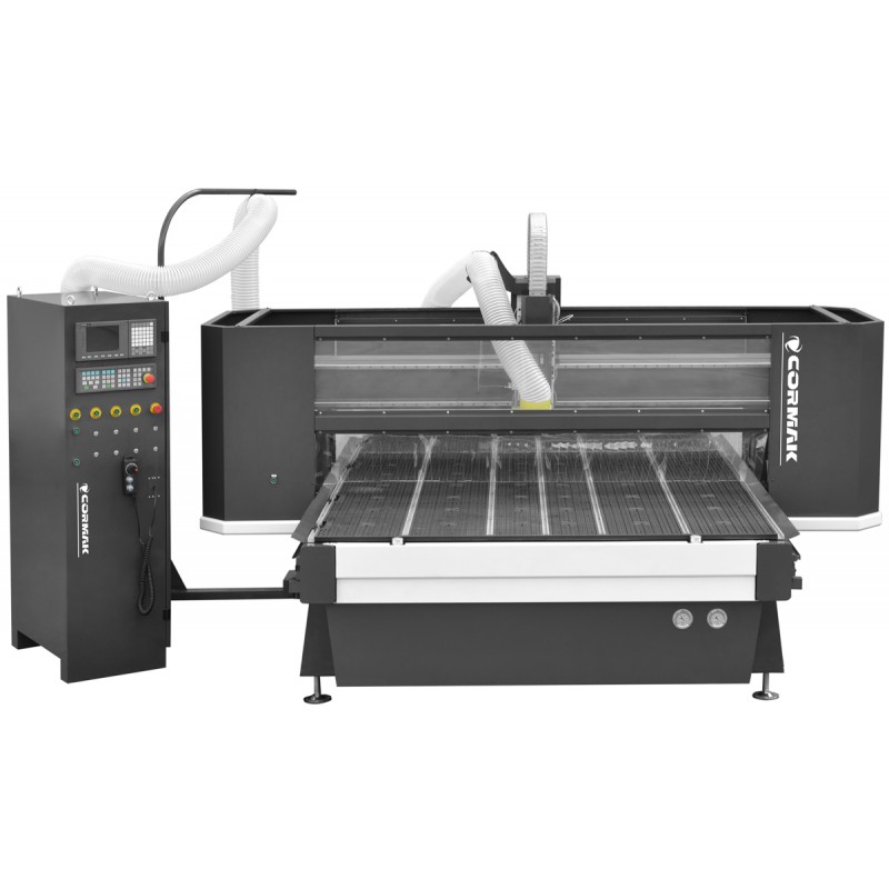 Frezarka CNC CORMAK C2040 IND (2100x4100) + stół hybrydowy | Producent CORMAK
