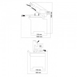 CORMAK BS-320 Metallbandsäge 400V 27mm - 