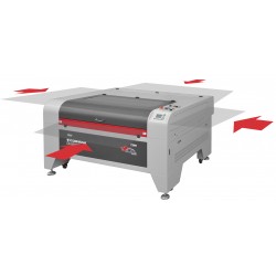 Ploter laserowy grawerka LC1390ZD2 - 2 głowice - 