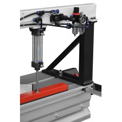 Zweiteiliger pneumatischer Niederhalter für Formatsäge 3200mm – Spannleiste - 