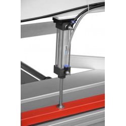 Zweiteiliger pneumatischer Niederhalter für Formatsäge 3200mm – Spannleiste - 