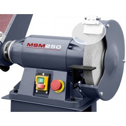 Kombinierte Band- und Scheibenschleifmaschine CORMAK MSM250 mit Untergestell - 