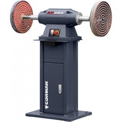 Satiniatrice industriale / lucidatrice per sbavatura CORMAK SP350 con base - 