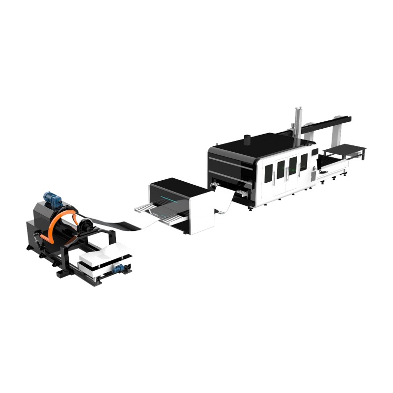 FIBER LF3015MB Fiber laser with a sheet feeder - FIBER LF3015MB Fiber laser with a sheet feeder -