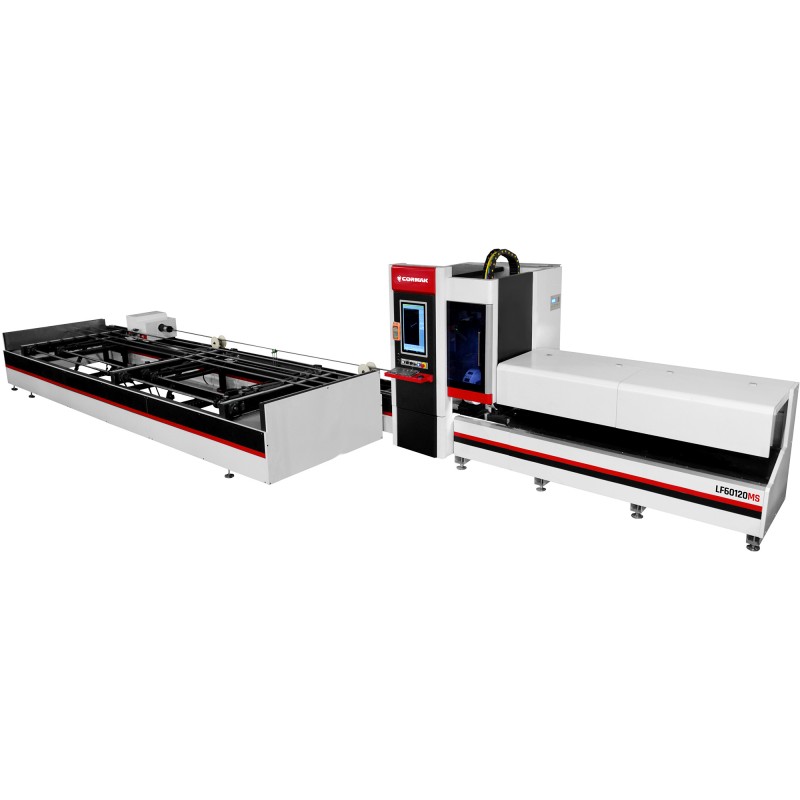 Laser à fibre FIBER LF60120 pour tubes et profilés avec alimentation semi-automatique - Laser à fibre FIBER LF60120 pour tubes et profilés avec alimentation semi-automatique -