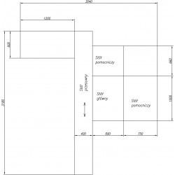 Piła formatowa, pilarka formatowa, formatówka z podcinakiem CORMAK MJ45-KD3 3200 + Docisk pneumatyczny - 