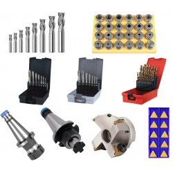 Set starter utensili CORMAK ISO50 per fresatrice - 