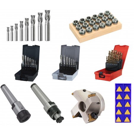 Set starter utensili CORMAK MK3 (MT3) per fresatrice