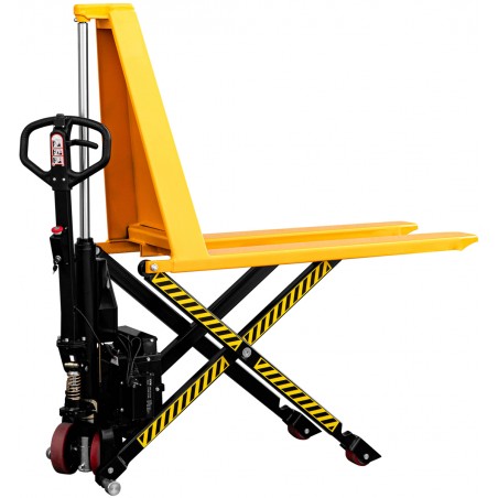 HT1E electric scissor pallet truck (capacity 1000 kg, lifting 800 mm)