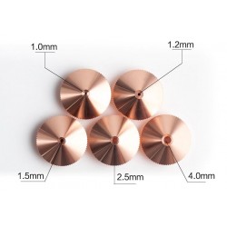 Buse simple D1.5 M11 H15 pour tête laser à fibre Raytools - 