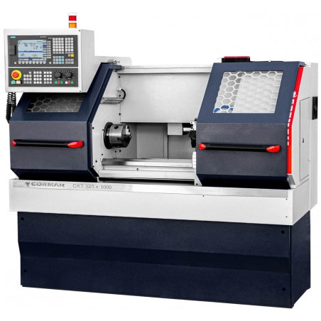 TOKARKA CNC CORMAK 320x1000 UCHWYT MANUALNY SIEMENS SINUMERIK