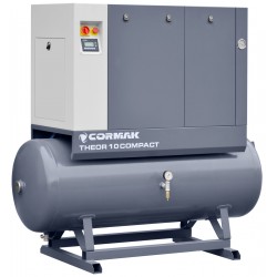 THEOR 10 COMPACT - THEOR 10 screw compressor + N10S air-dryer + 270L Container - 