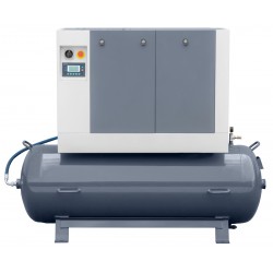 Insieme LUFT 700 COMPACT Compressore a vite silenzioso + Essiccatore a refrigerazione N10S + Cilindro 270l - 